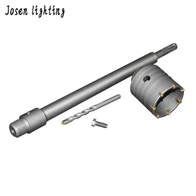 墙壁开孔器装空调钻头电锤。干打砖墙穿墙冲击钻非混凝土扩孔打孔