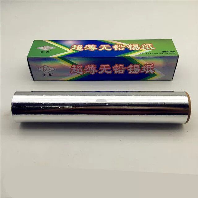 买满38包邮金克克铝箔纸超薄0.9丝1丝食品烧烤烹饪烘焙锡纸无铅卷