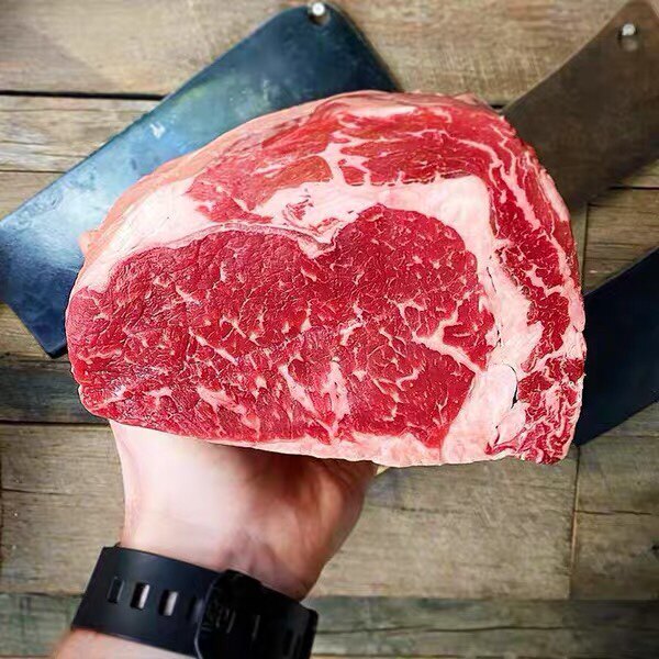 现杀谷饲新鲜安格斯黑牛原切肉眼沙朗 眼肉牛排牛扒83一斤