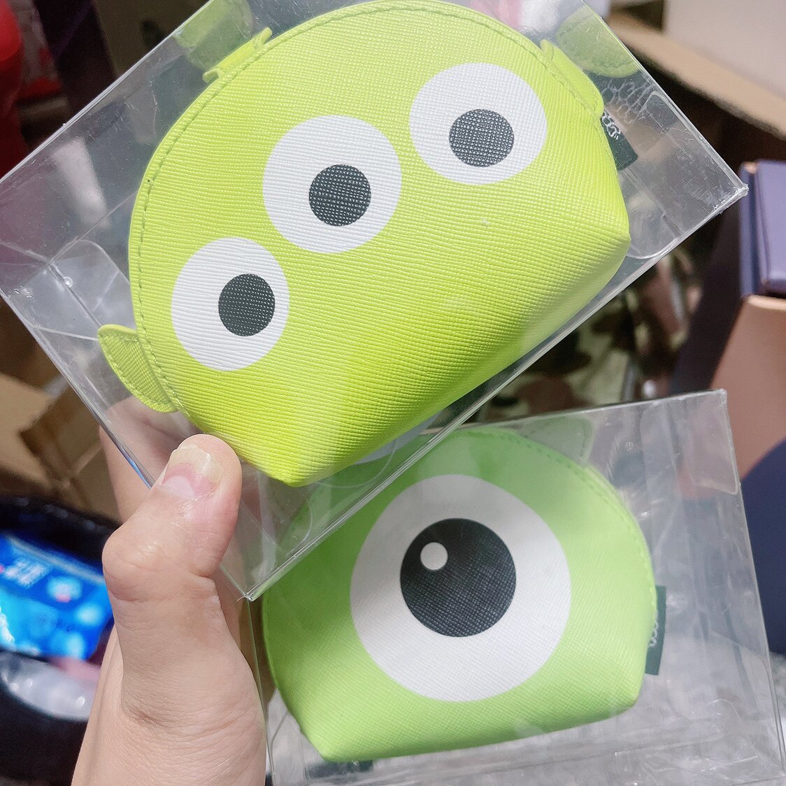 包邮正品迪士尼三眼仔玩具总动员可爱硬币包钥匙包小钱包零钱包