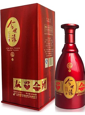 今世缘团缘团9 42度500ml*6瓶纯粮浓香型白酒福利送礼