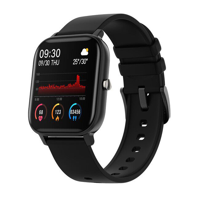 P8 1.4 inch Smart Watch Men Full Touch Fitness Tracker Blood
