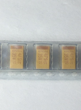 B45196E6475M409 钽电容 4.7UF 35V D型 7343 黄色