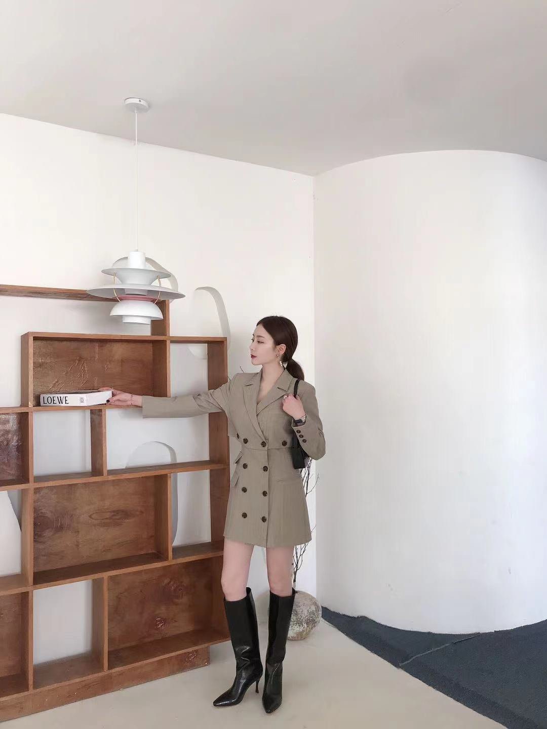 ACE时仁欧尼2022春夏季新款气质西装套装短裙女时仁显瘦连衣裙