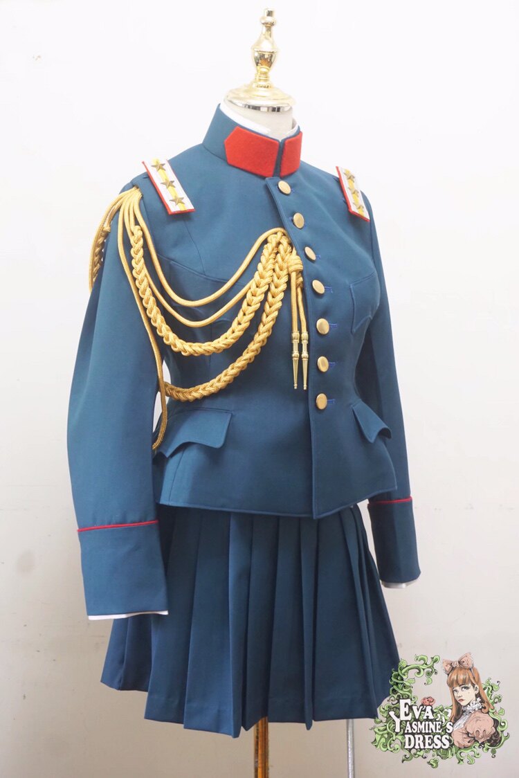 架空女款北洋军阀军装制服Cosplay男装/