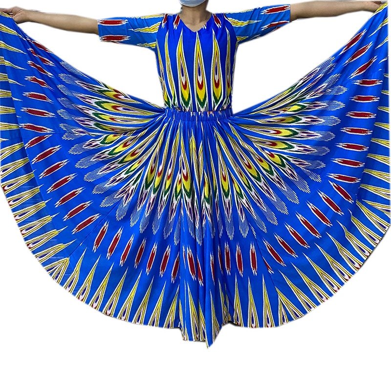 民族风广场舞艺考大摆裙新款