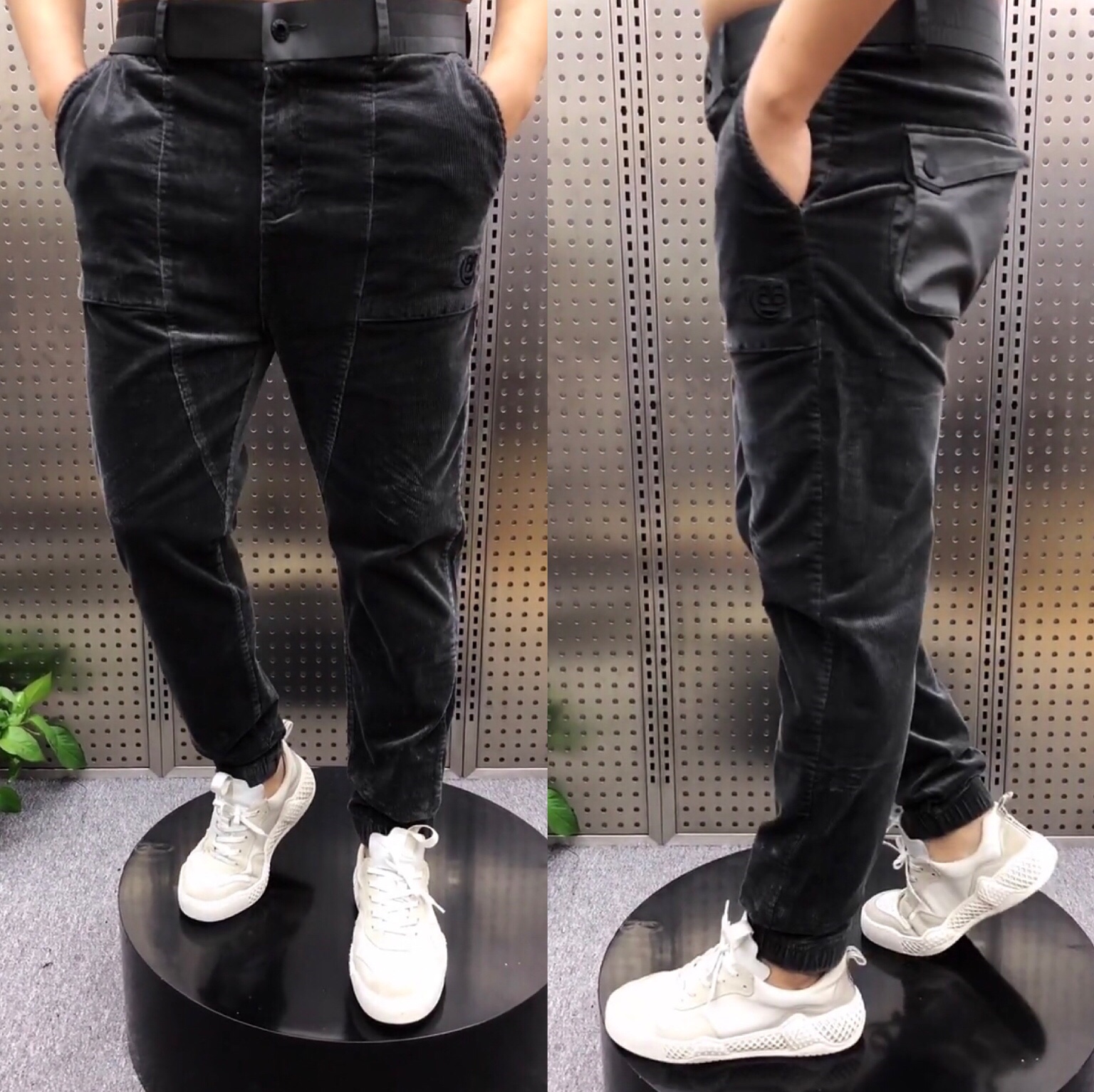 男士春夏气泡潮百搭舒适休闲裤