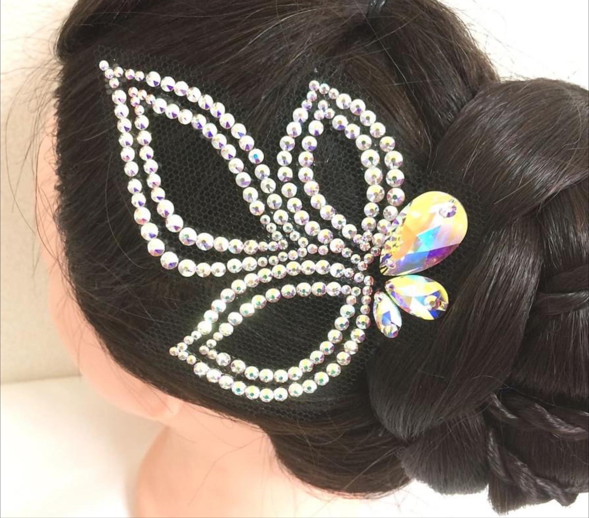 新款摩登华尔兹舞蹈头饰发饰镶钻仿奥钻闪钻发饰品镶钻