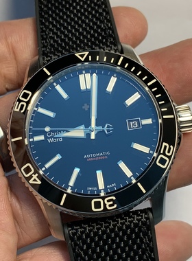Christopher Ward 机械潜水表 ．C60夜光运动手表