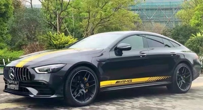 gt53车身侧裙改装运动贴纸