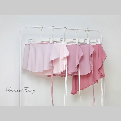 仙女云裳芭蕾精品雪纺粉色弹力系带舞蹈纱裙Slownov版pjp版yumiko