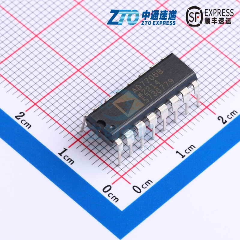 模数转换芯片ADC AD7705BNZ PDIP-16 ADI(亚德诺)/LINEAR(凌特)