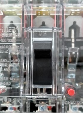 新艺DZ10T替代产品上海塑壳断路器空气开关DZ10-100/330 100A250A
