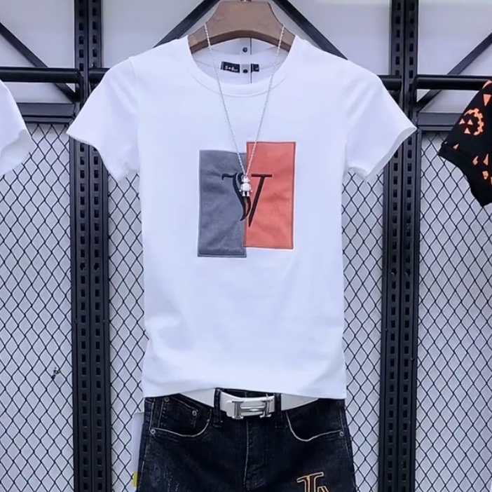 网红爆款街上ins超火精神小伙t恤