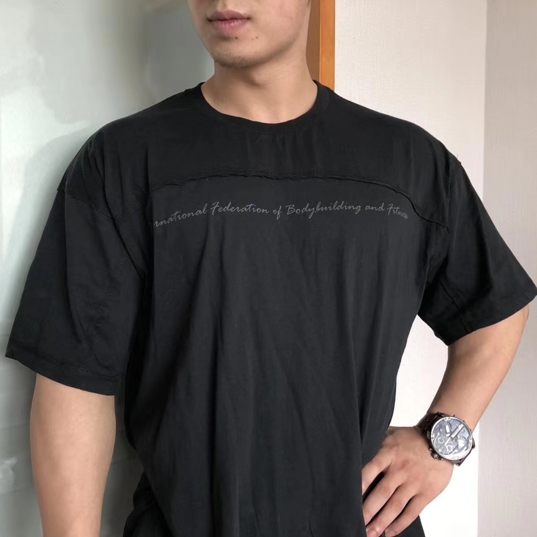 运动圆领健身休闲短袖