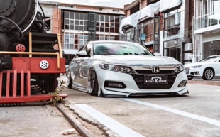 适用于十代雅阁ACR后包围领航灯 yofer650扰流板 AK套件改装升级