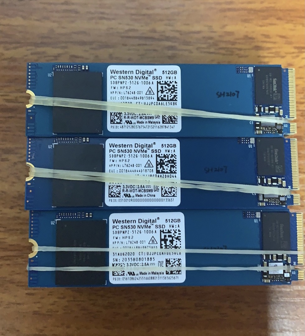 西数sn530 512G PCIE NVME M2 2280固态硬盘 SSD 电脑拆机盘 WD 电脑硬件/显示器/电脑周边 固态硬盘 原图主图