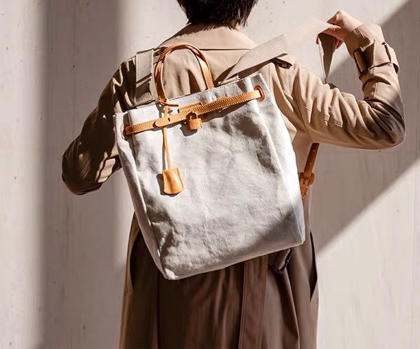 日剧有喜欢的人了genten桐谷美玲同款文艺百搭手拎帆布双肩背包 日剧有喜欢的人了genten桐谷美玲同款文艺百搭手拎帆布双肩背包