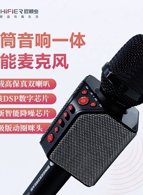 张韶涵同款屁颠虫SINGERDREAM PG听唱一体麦克风蓝牙K歌户外扩音