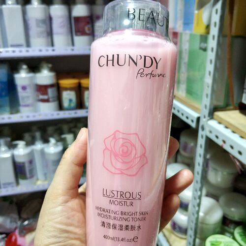 CHUNDY纯点玫瑰大粉水清滢保湿柔肤水400mL玫瑰花水爽肤水大瓶