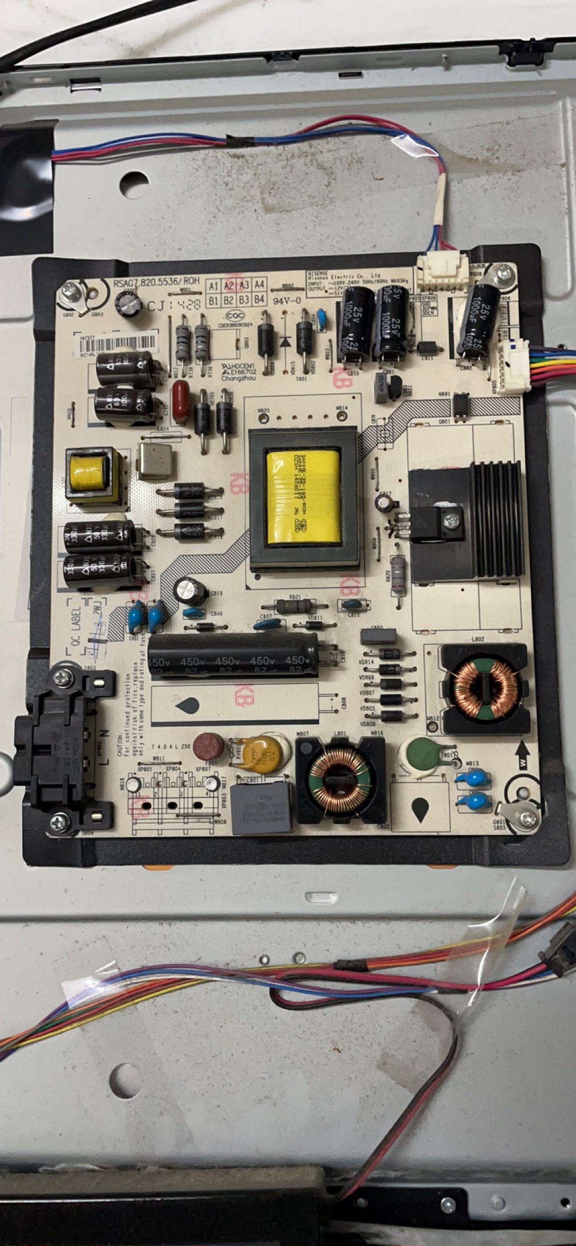 原装 海信LED32EC260JD 32/40K20JD电源板RSAG7.820.5536/ROH测好