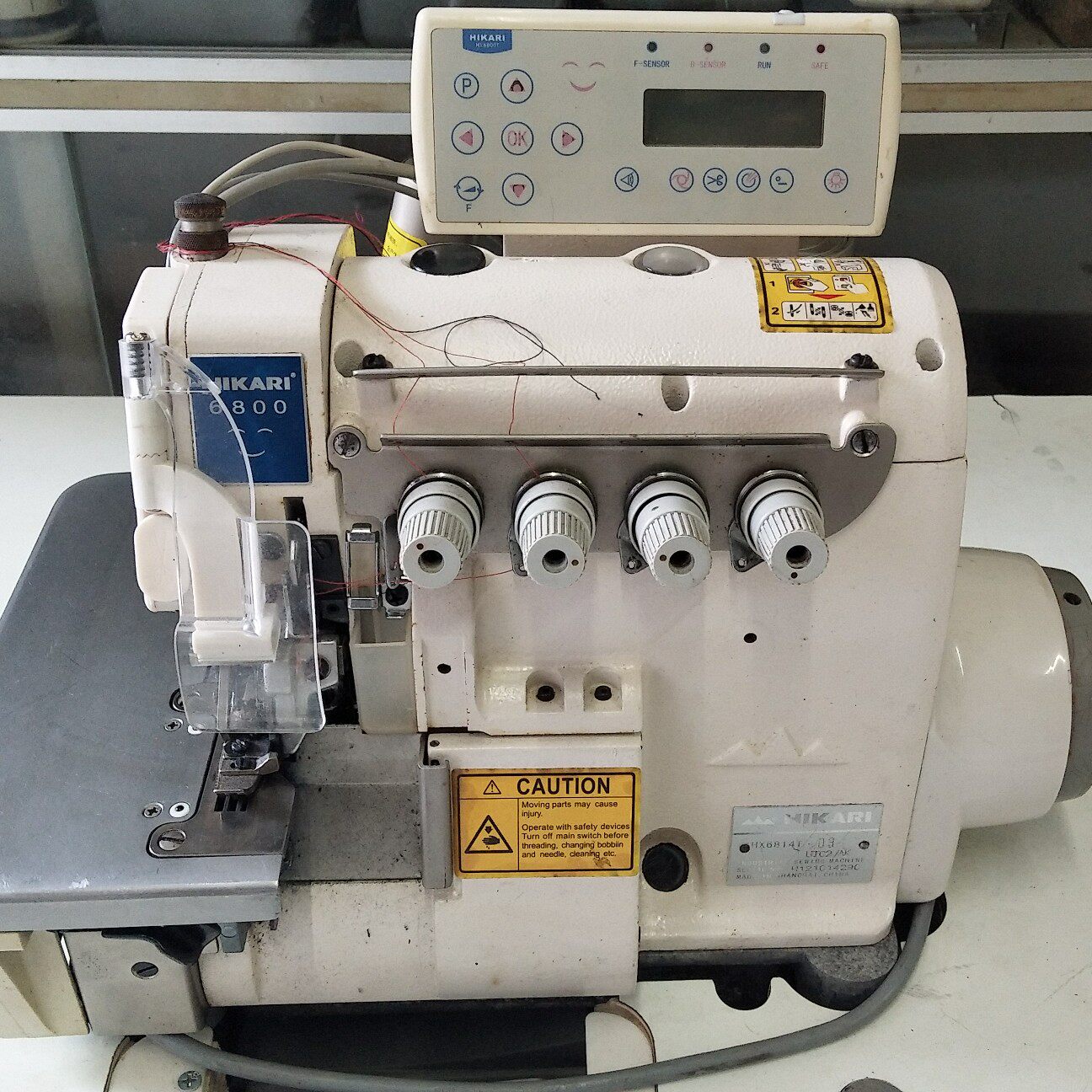 富山牌6800款电脑锁边机自动剪线抬压脚包缝机包边机码边机密拷机