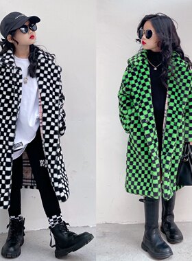 冬季儿童外套女童绿色绿色