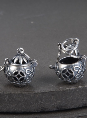 DIY小吊坠盒子复古做旧香囊香薰