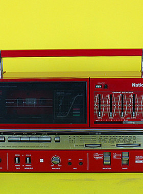 大红色日本原装 Panasonic/松下 RX-C45F收录机 功能好 成色新..