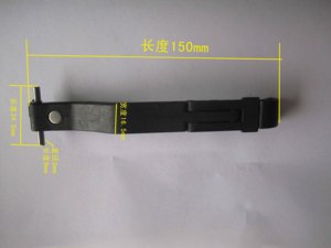 高压清洗机枪头 1号把手配件 洗车机枪两位扇面形状枪出水枪