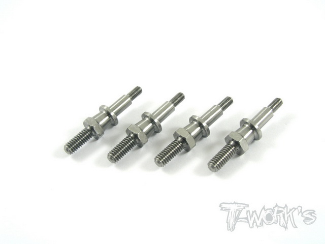 T-WORK'S 64 钛合金避震塔 4pcs. (For X3 Sabre) TP-001