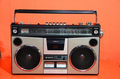 日本Sanyo/三洋M4500K收录机 单卡标志性收录机三表头经典录音机.