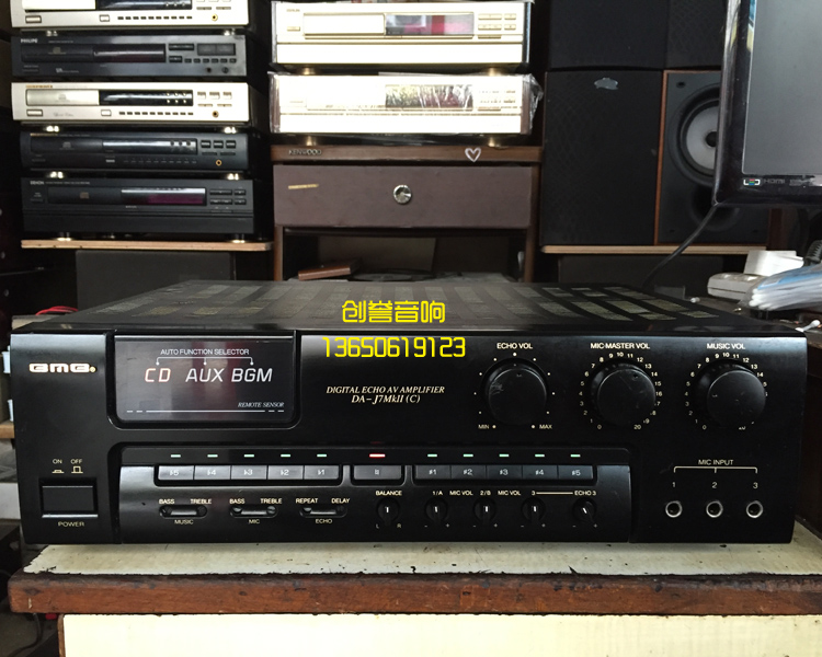 二手进口音响 BMB DA-J7MK2（C ）极新版卡拉OK功放（220V）..