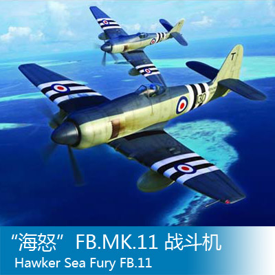 小号手拼装飞机模型 1/48海怒FB.MK.11战斗机 02844-封面