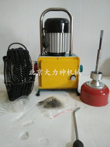 GQ-100型 管道疏通机电动下水道疏通机 管道清理机550w