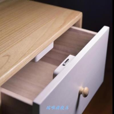 抽屈锁 免开孔抽屉暗锁内置自装 暗装智能密码内装衣柜锁柜门蓝牙