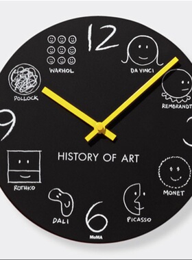 MoMA博物馆History of Art艺术史系列创意挂钟|雨伞|马克杯|袋子