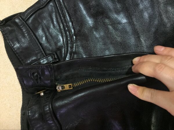 Pantalon cuir homme Première couche de cuir - Ref 1491608 Image 3