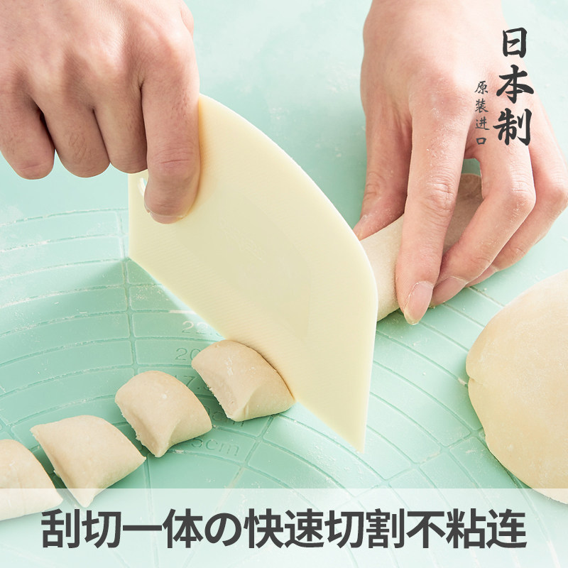 日本进口塑料刮刀家用揉面团切面刀蛋糕奶油刮板抹刀厨房烘焙工具_虎窝淘