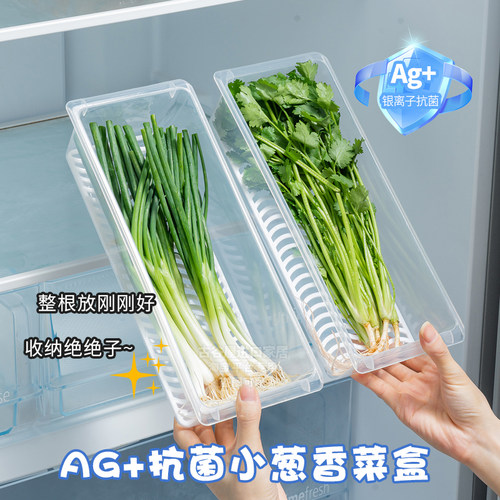 抗菌小葱香菜保鲜盒收纳盒