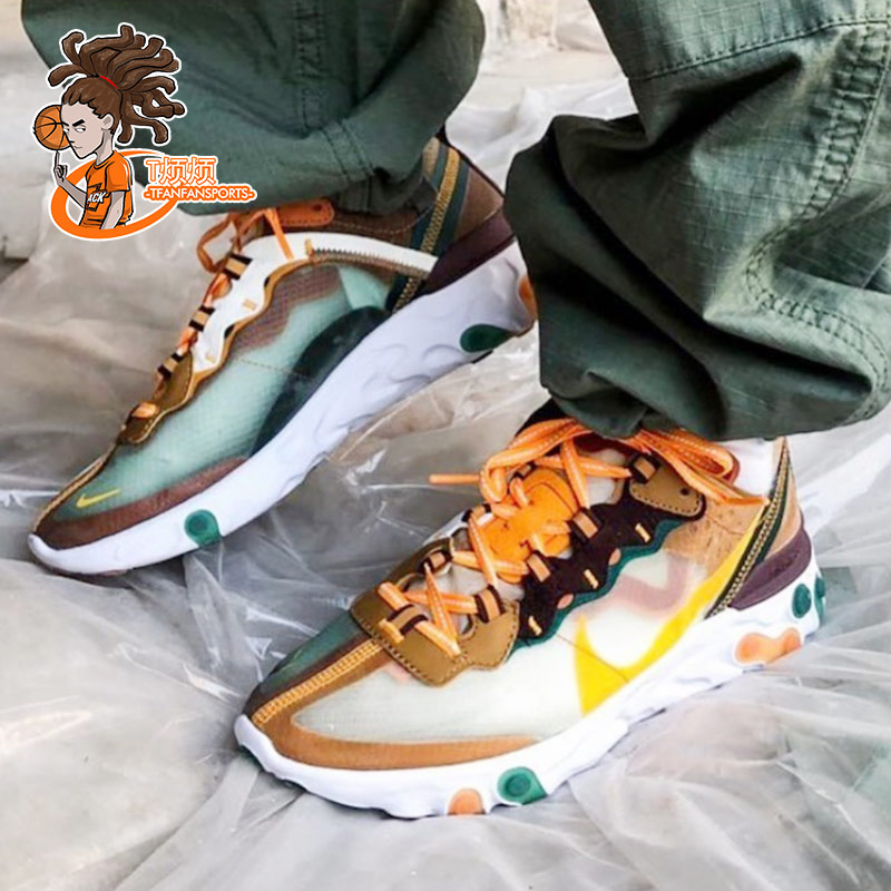 T·³·³Nike React Element 87 ¸ßÇŶÜÁªÃûÀϵùЬÅܲ½Ð¬ CJ6897-061