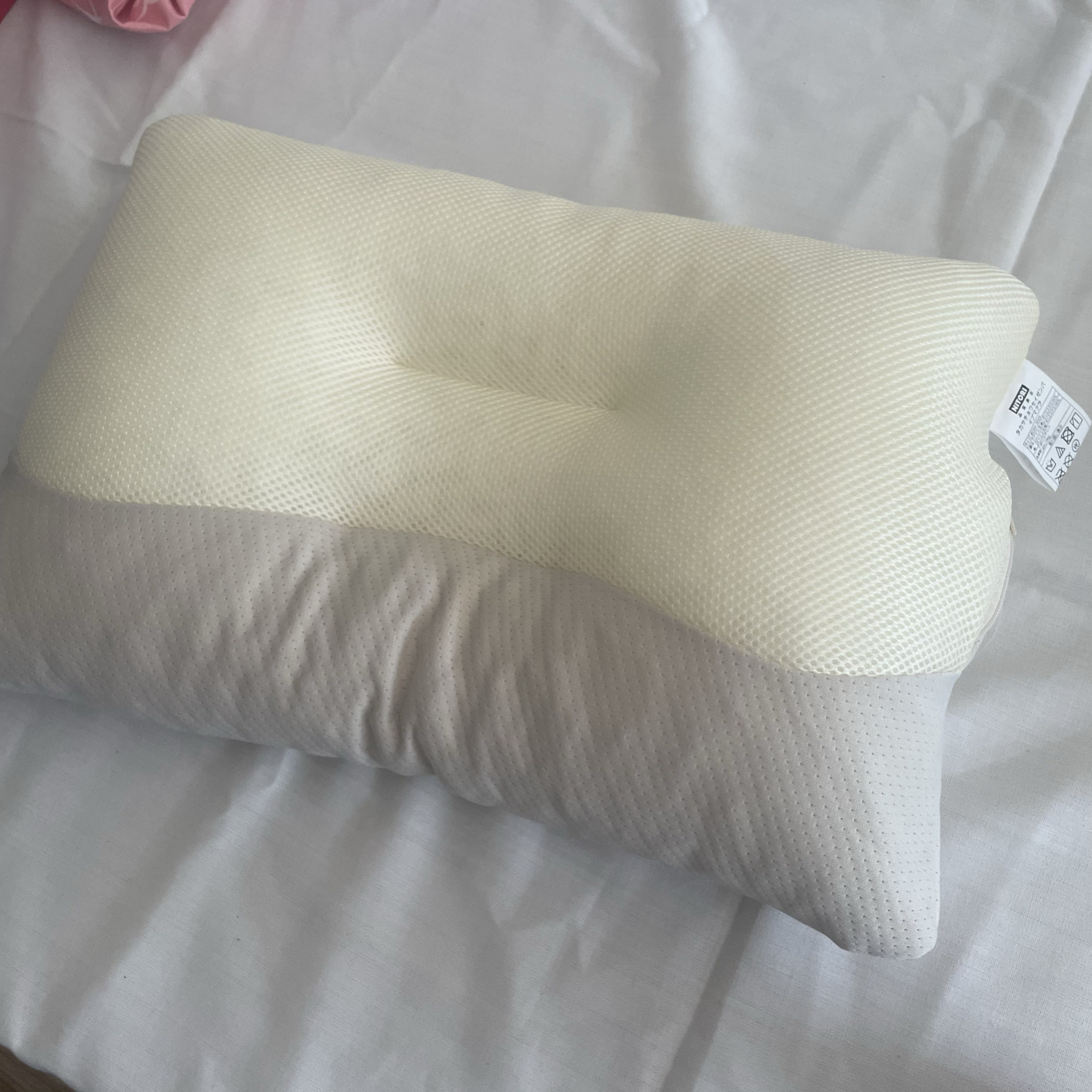 N家新款尾货软管护颈枕女士枕pe儿童枕单人低枕可水洗抗菌防螨