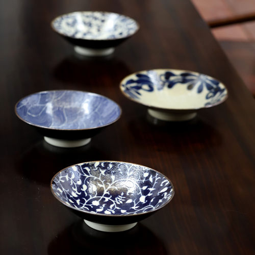 日本进口碗日式风青花大汤碗