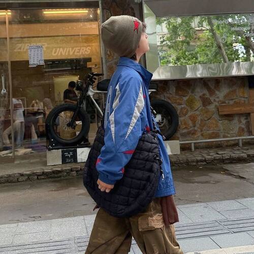 波拉bora美式运动风立领夹克男童赛车服外套中大儿童洋气韩版上衣