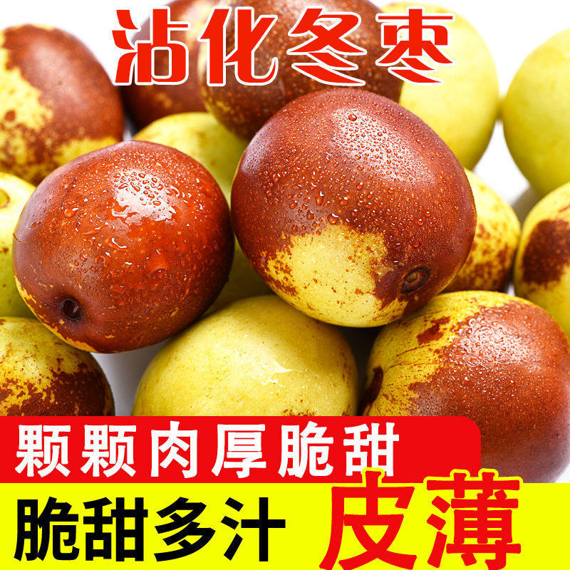 沾化冬枣现摘新鲜脆甜当季水果特一级超大果王孕妇酥脆清甜云南