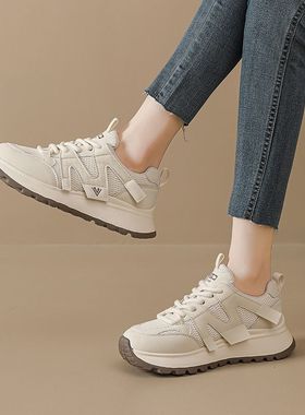 高哥男鞋秋冬新款加绒保暖运动鞋潮流百搭隐形内男休闲鞋