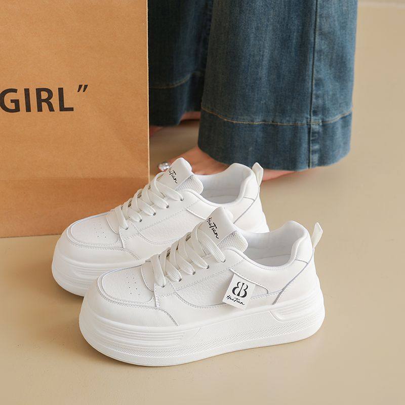 高品质女鞋新款英伦风厚底小白鞋女百搭休闲鞋板鞋女单鞋,女鞋,时尚休闲鞋,淘宝优惠券,粉丝福利购,淘宝优惠卷