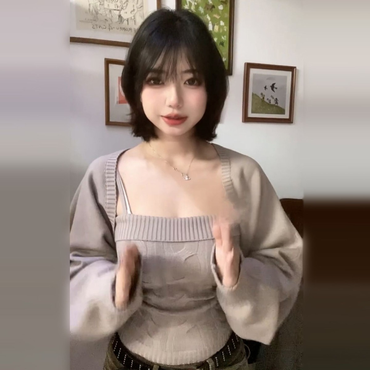 韩系慵懒高级感毛衣女秋冬季2025新款巨好看宽松显瘦针织加厚上衣,女装/女士精品,毛衣,淘宝优惠券,粉丝福利购,淘宝优惠卷