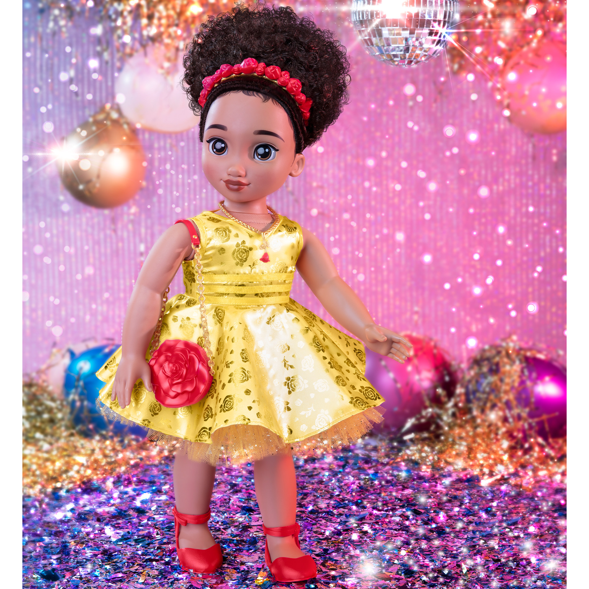 【disney美国代购】ily 4ever粉丝系列belle贝儿公主娃娃18