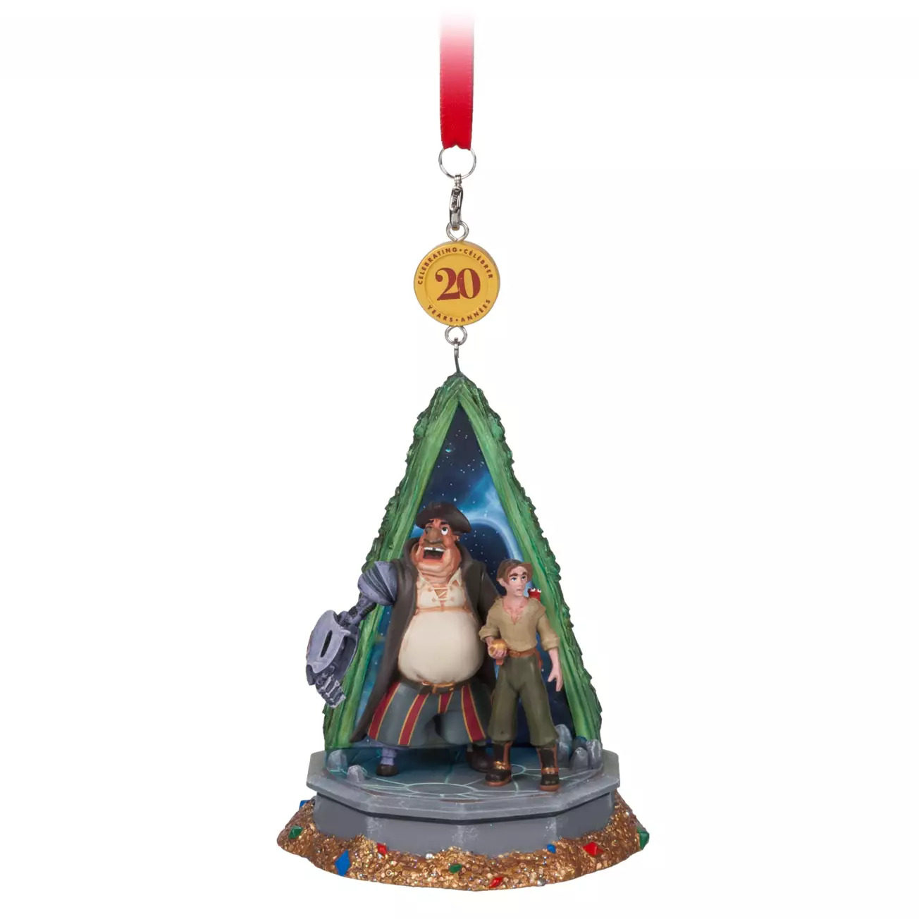 【disney美国代购】2022年treasure planet金银岛圣诞树挂件